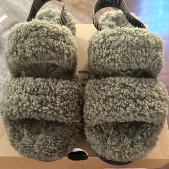 UGG Oh FLUFFITA SLING BACK SLIDE - Picture 1 of 6